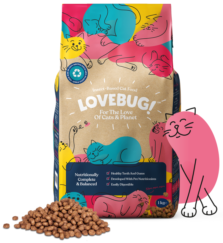 Lovebug Complete and Balanced Insect Based Adult Dry Cat Food